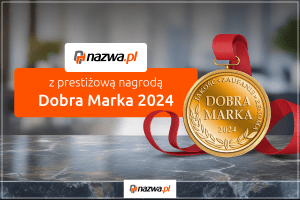 nazwa.pl z prestiżową nagrodą Dobra Marka 2024